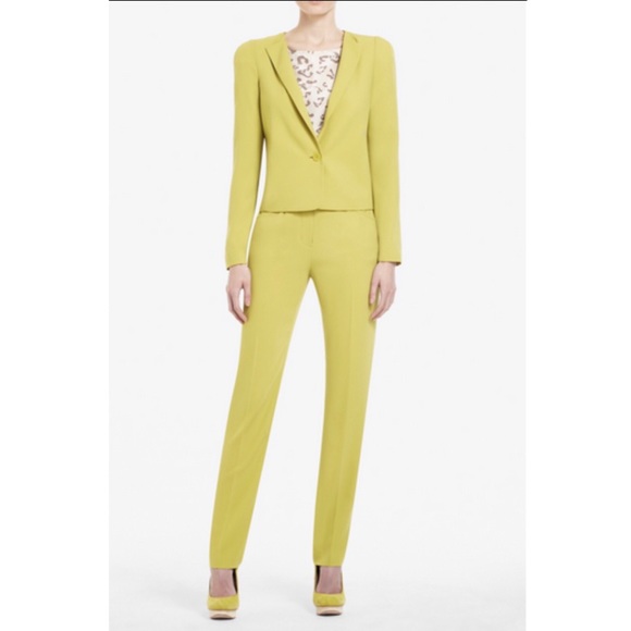 BCBGMaxAzria Pants - BCBGMaxAzria Monique Slacks In Dill